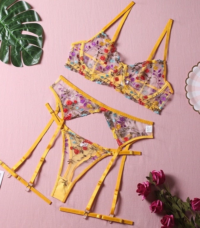 Daisy | Set Intimo Francese 3 Pezzi