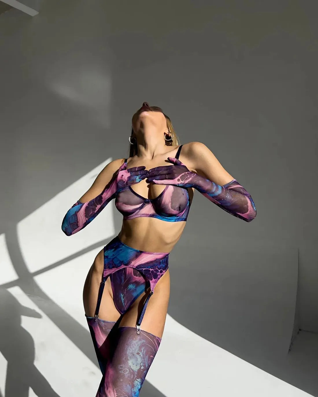 Serena | Set Intimo Tie Dye 5 Pezzi