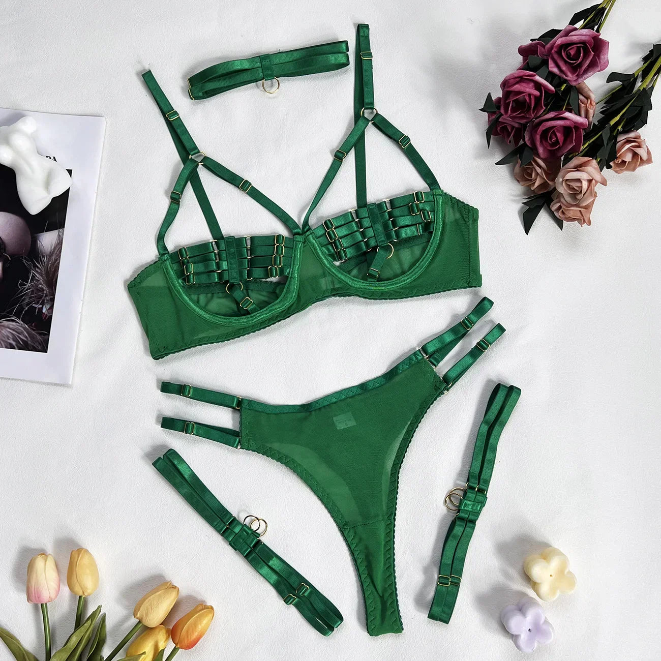 Amanda | Set Intimo 4 Pezzi