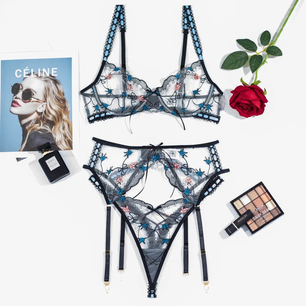 Juliette | Set Intimo Francese 3 Pezzi