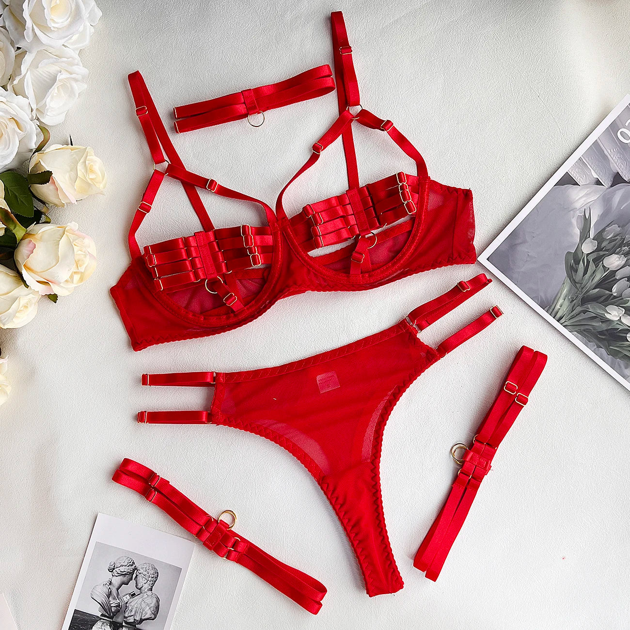 Amanda | Set Intimo 4 Pezzi